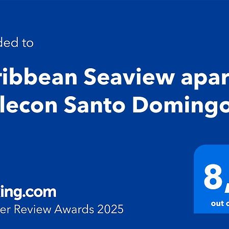Caribbean Seaview Apart Malecon Santo Domingo Exterior foto